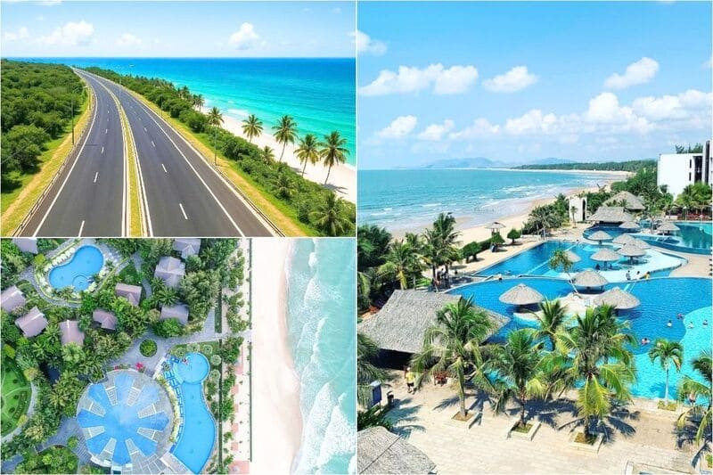Thư giãn tại resort ven biển và khám phá cung đường đẹp (Ảnh: Sưu tầm)